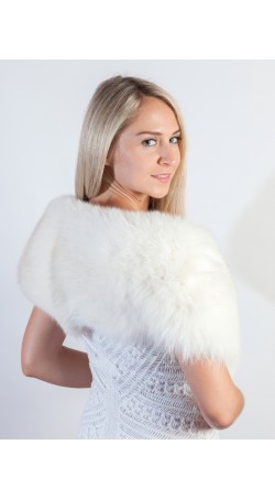 White Fox Fur Stole/Scarf